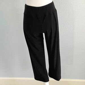 Sympli Crop Button Bottom Black Pants Size 8